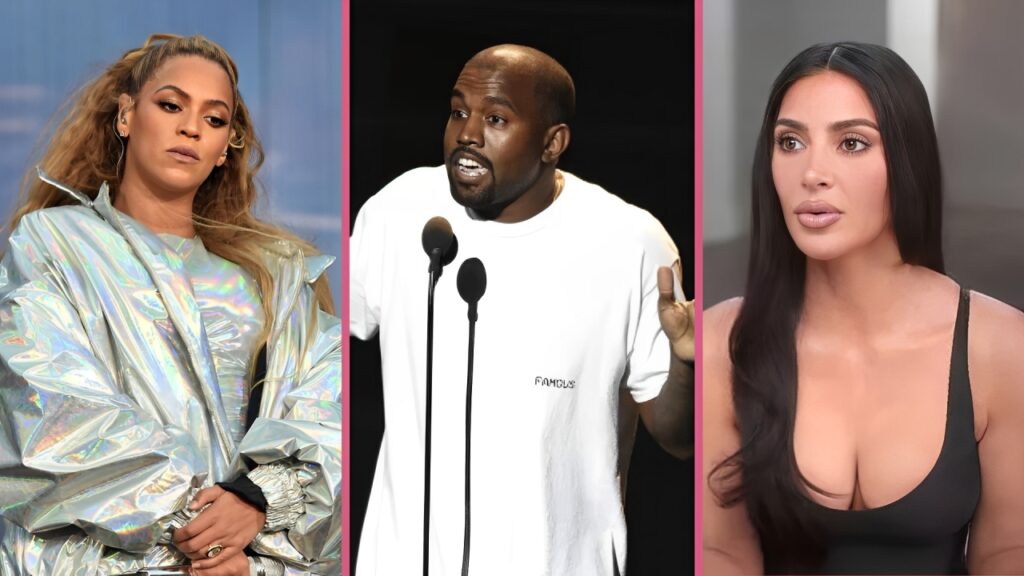 Beyoncé, Kanye West, and Kim Kardashian (1)