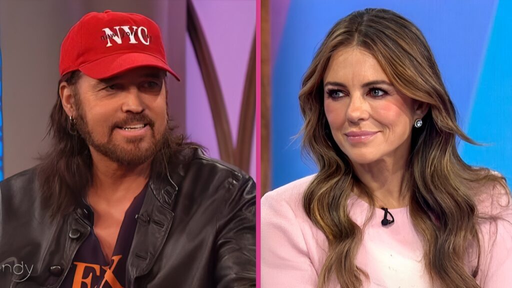 Billy Ray Cyrus and Elizabeth Hurley (1)