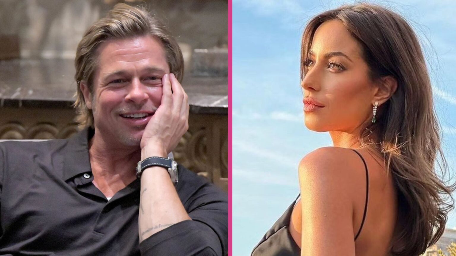 Brad Pitt and Ines De Ramon