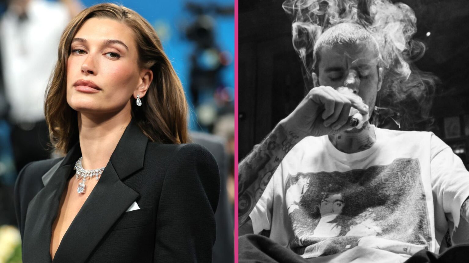 Hailey Bieber and Justin Bieber