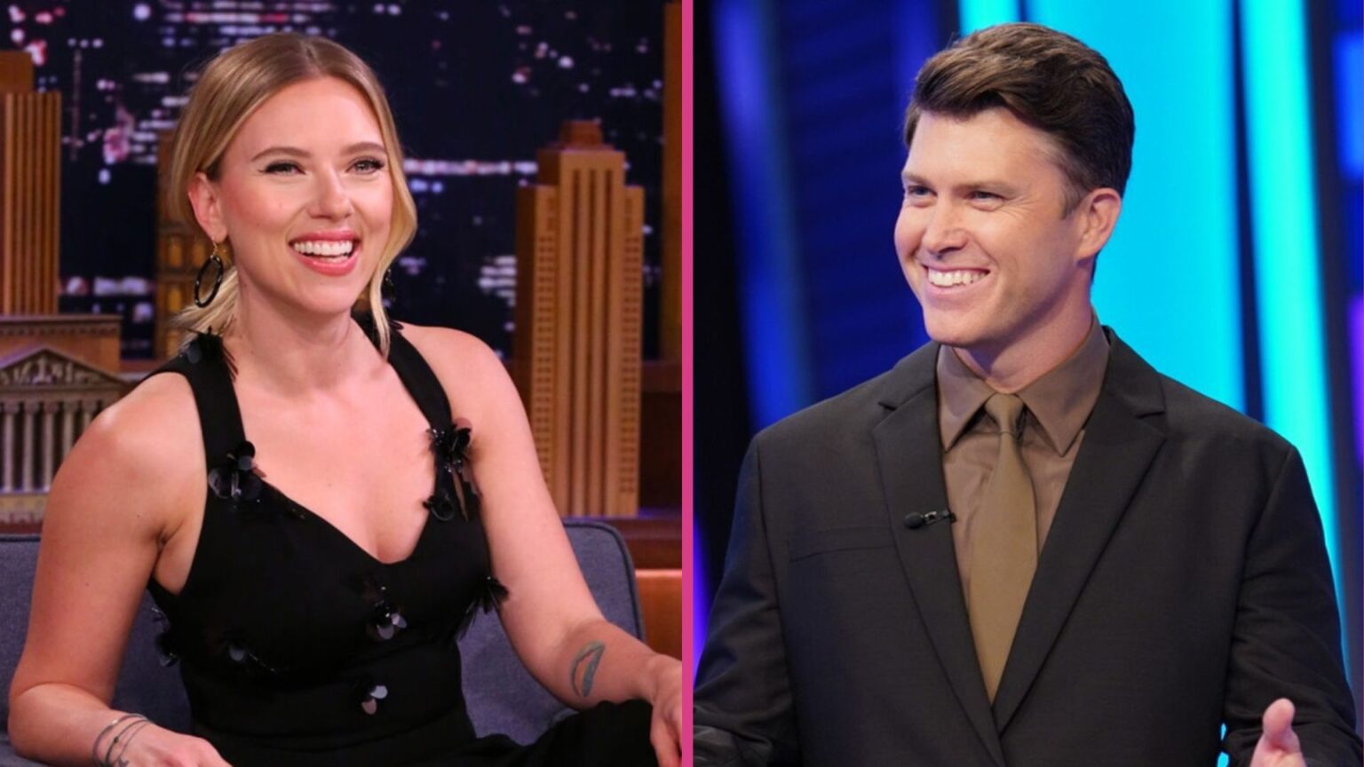 Scarlett Johansson Stuns At 2025 Cannes With Husband After Steamy Kiss To Celebrate Her Directorial Debut Scarlett Johansson and Colin Jost