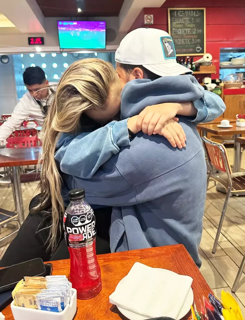 After A Month Of Romance Buzz, JoJo Siwa Finally Confirms New Relationship Following Intimate Bed Selfie 2 JoJo Siwa and Chris Hughes sharing a warm hug
